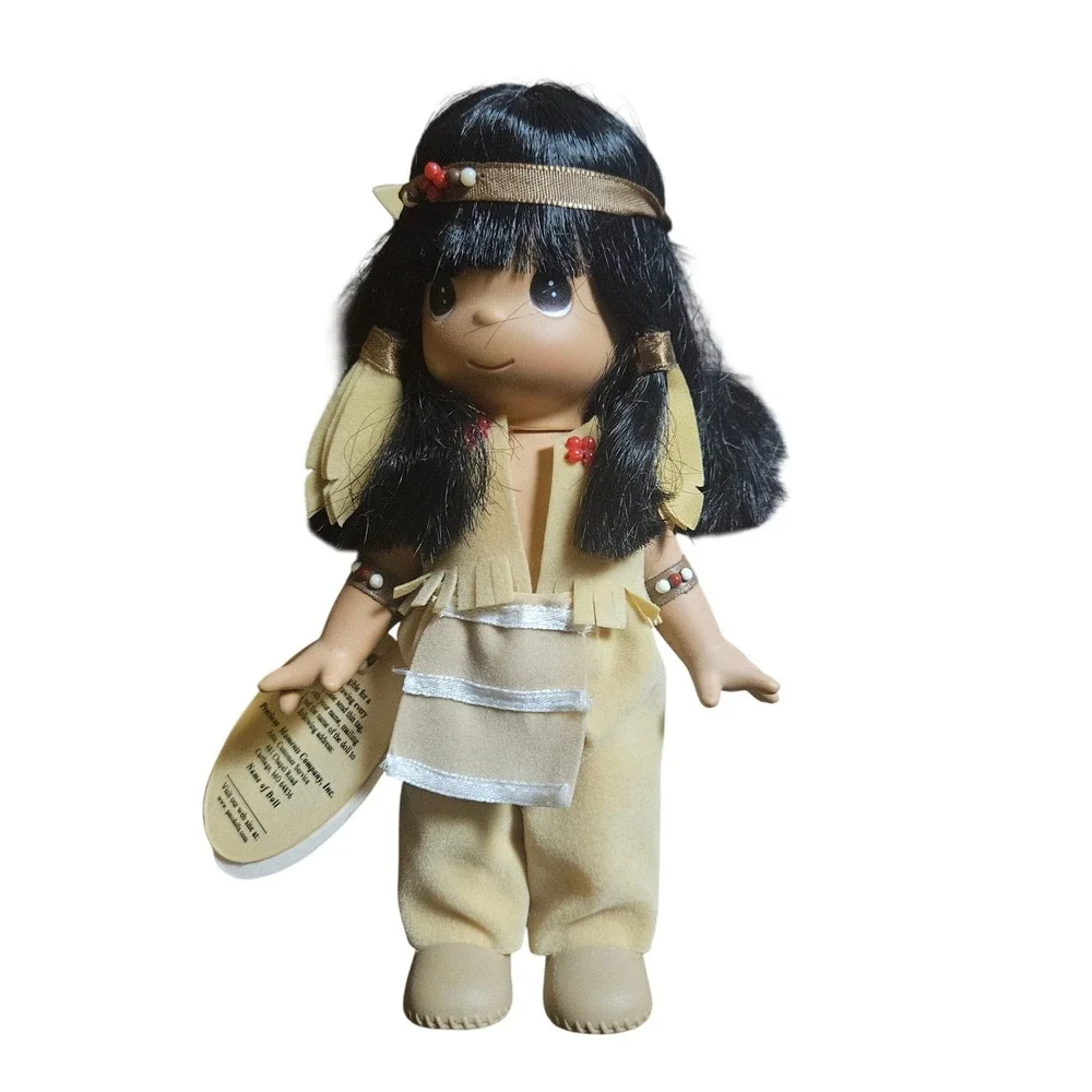 Vintage Precious Moments Eight Little Native American Indian Doll 7